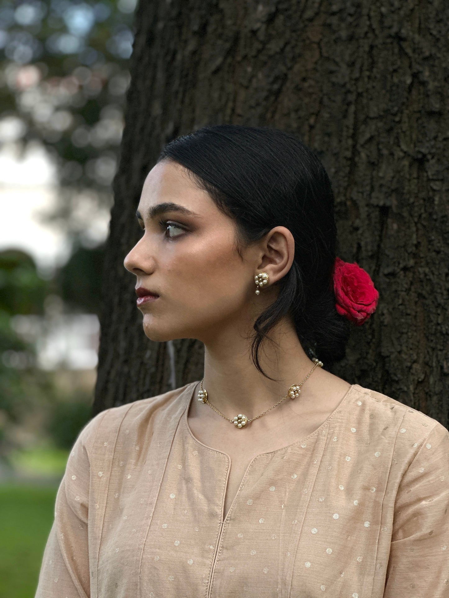 Mehak Necklace + Mehak Earrings