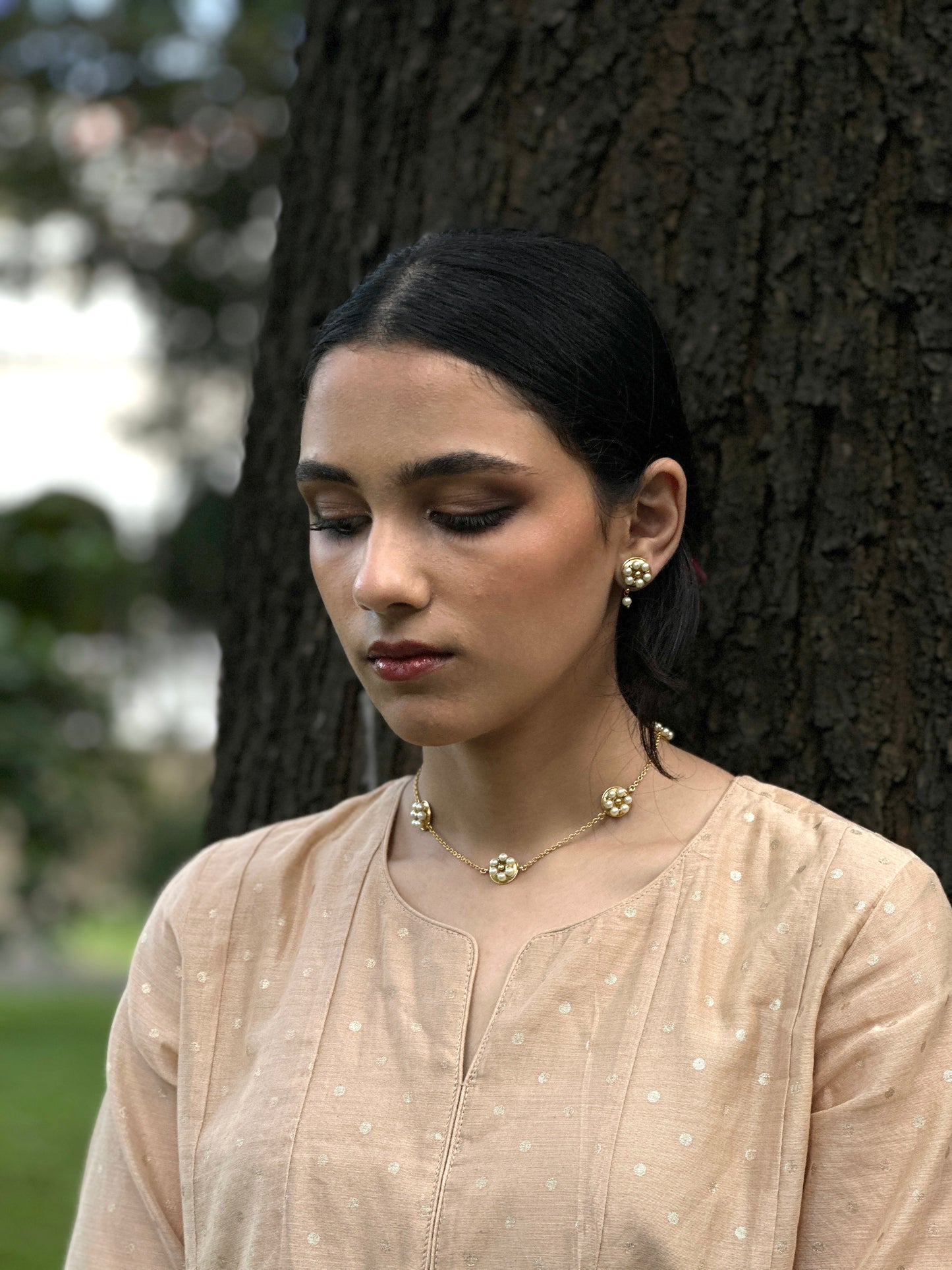 Mehak Necklace + Mehak Earrings